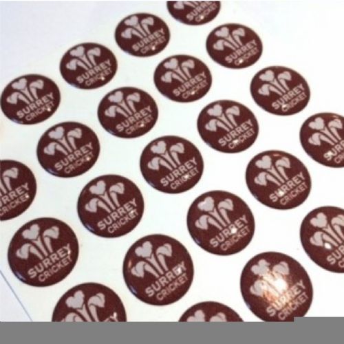 Printed Domed Decals 25mm